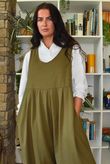 Body Stretch Cotton Ruffle Layer Shirt White